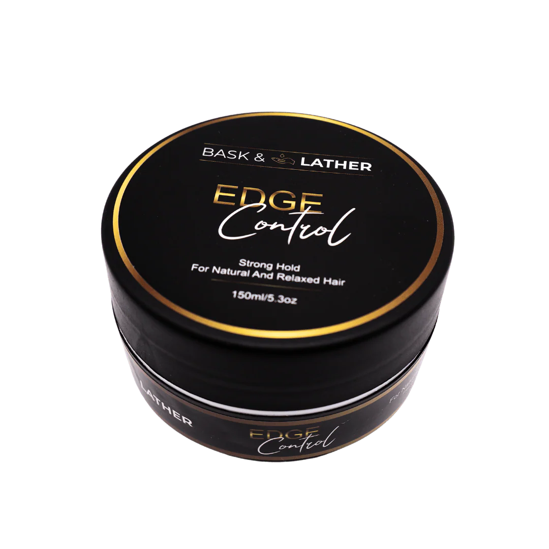 BASK & LATHER Strong Hold Edge Control Gel with Castor Oil 3pcs