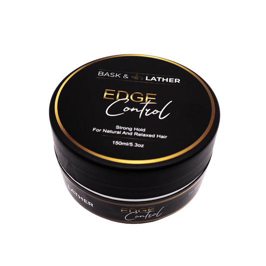 BASK & LATHER Strong Hold Edge Control Gel with Castor Oil 3pcs