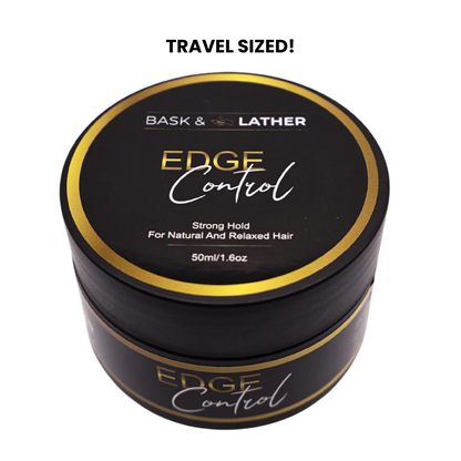 BASK & LATHER Strong Hold Edge Control Gel with Castor Oil 3pcs